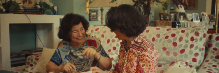 Josè Rallo, Owner of Donnafugata Winery located in Sicily, with her mother. Josè Rallo is a 5th generation running the winery.