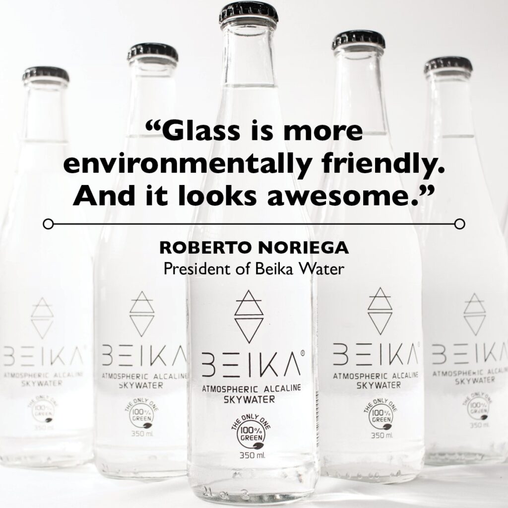 Beika water bottle quote graphic